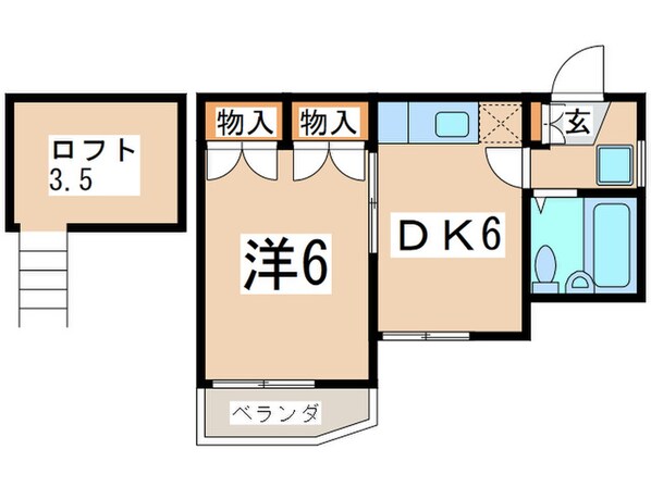 レオパレス森崎Ⅱの物件間取画像